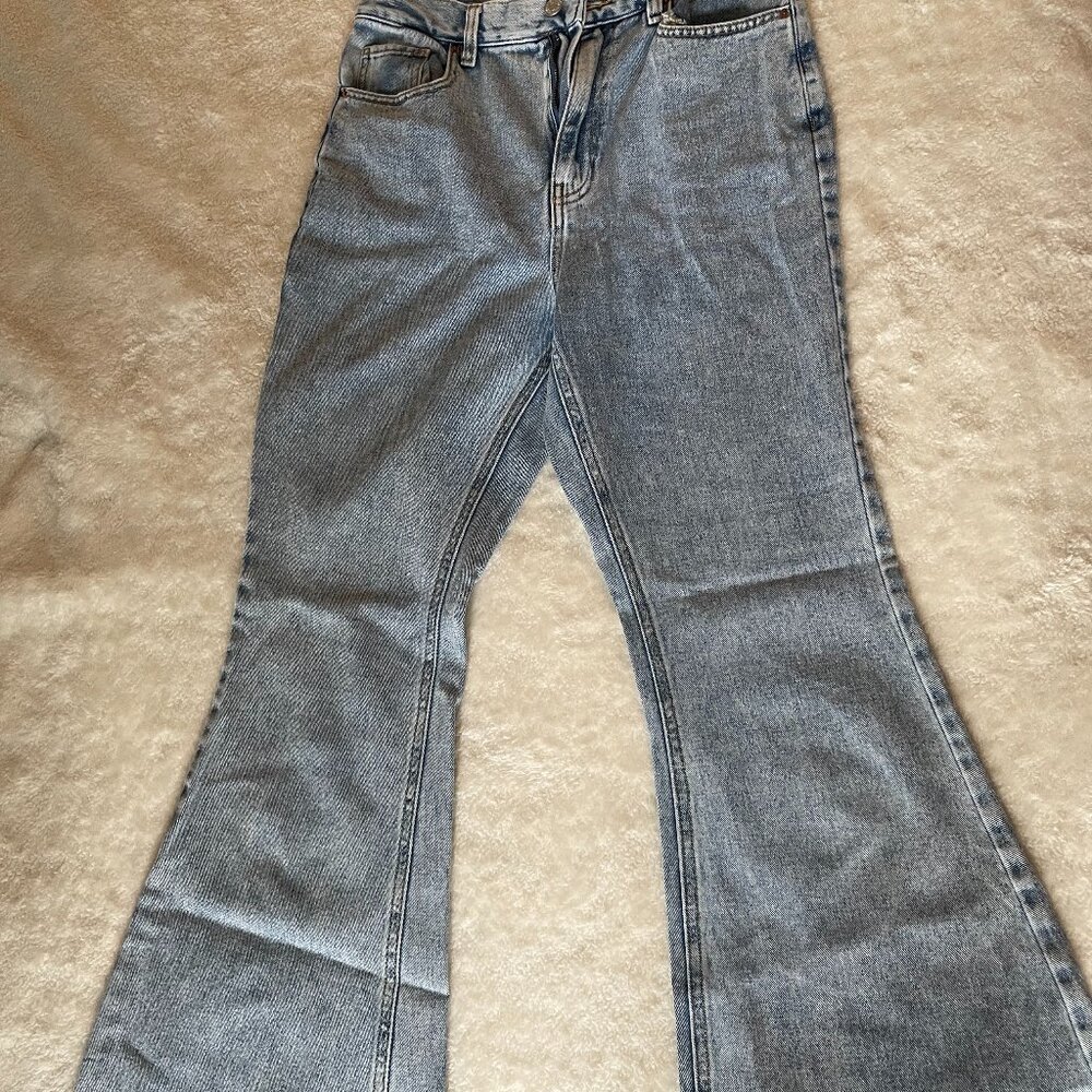 High-rise flare jeans